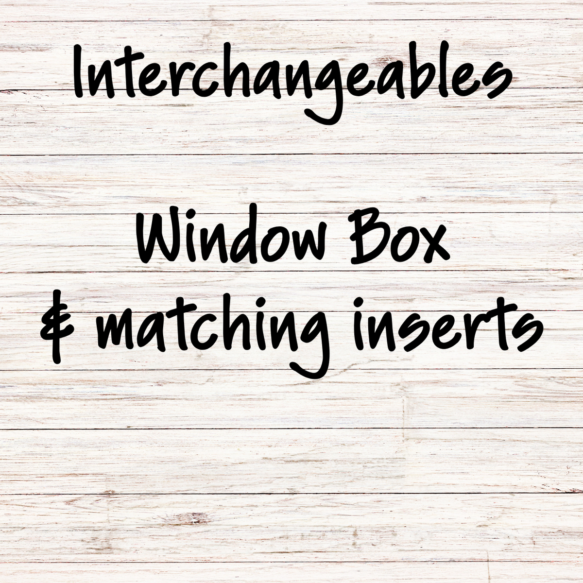Window Box Insert