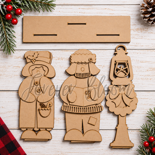 Country Caroler Set - DIY Wood Kit