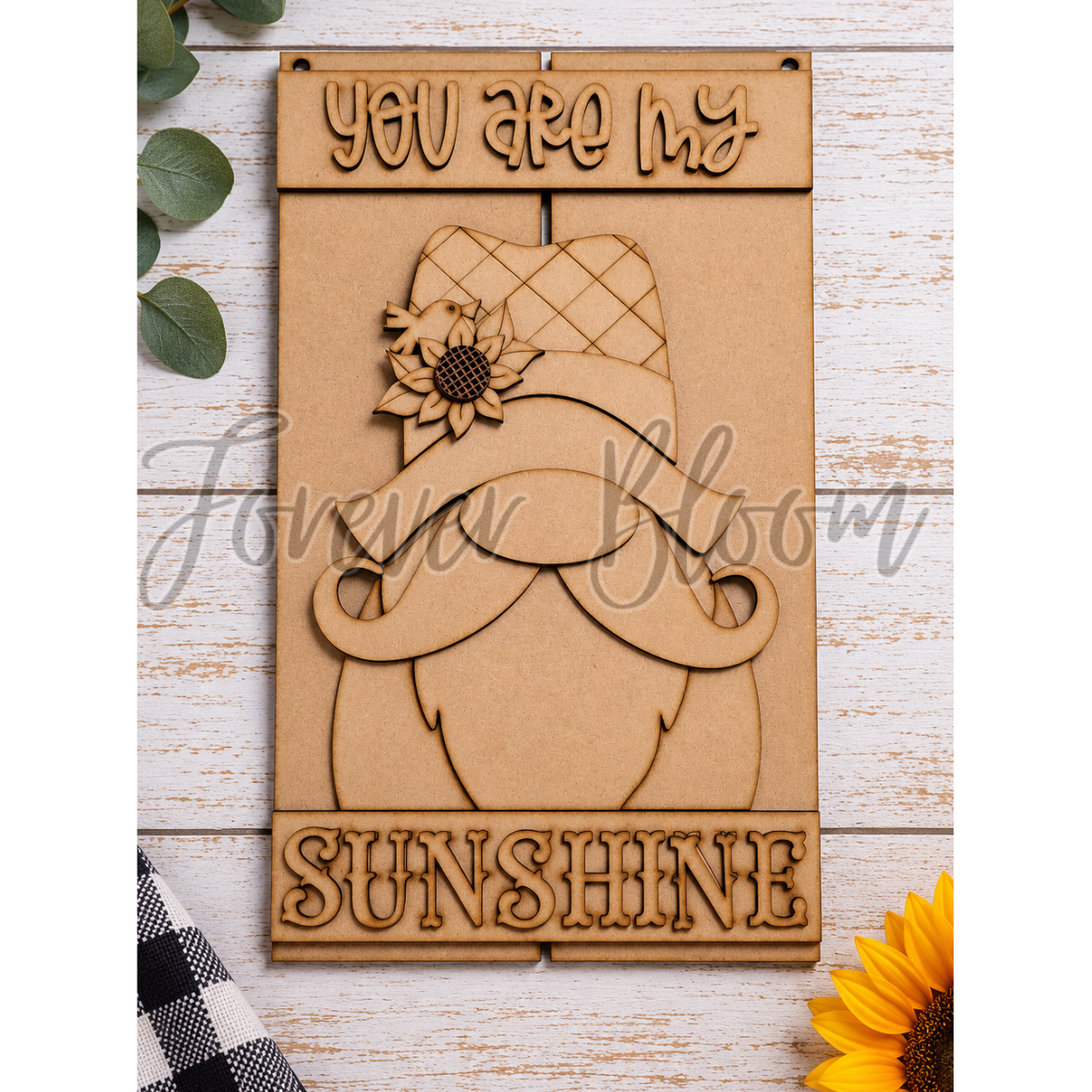 You Are My Sunshine Door Hanger – DIY Wood Kit